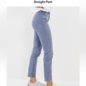 AE Stretch Corduroy Mom Straight Jeans